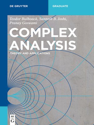 cover image of Complex Analysis